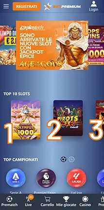 betpremium giochi del soldi veri
